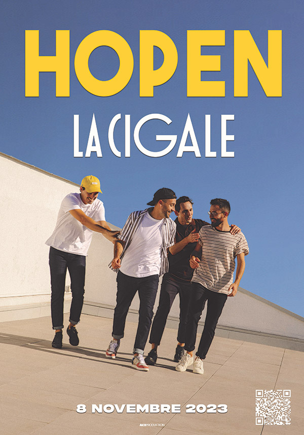 Hopen en concert à La Cigale (Paris) le 8 novembre 2023